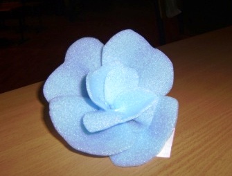 цветок, выполненный на конкурсе Клочковой Е.В.